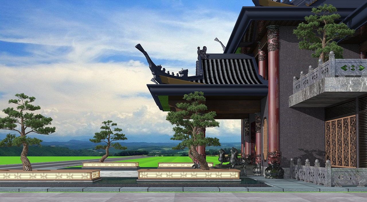 湖南自建房设计，新四合院，新中式大宅设计，（图ZMTQ5NDQwMjYw） - 建筑/空间 - 站酷设计师狮子座设计原创素材 - 站酷ZCOOL