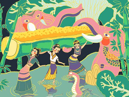 【插画】童谣深处云乡里