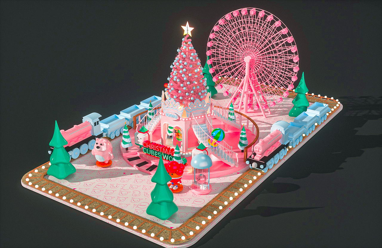 圣诞节美陈 圣诞DP（图ZMTg5MTkyMzc2） - 其他三维 - 站酷设计师设计主义原创素材 - 站酷ZCOOL