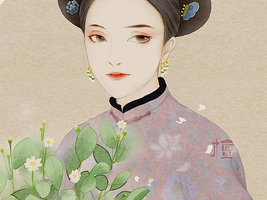 延禧攻略-富察容音（個(gè)人主頁-ZMjk2NDA5NDg=） - 創(chuàng)作習(xí)作 - 站酷設(shè)計(jì)師檀繪原創(chuàng)素材 - 站酷ZCOOL