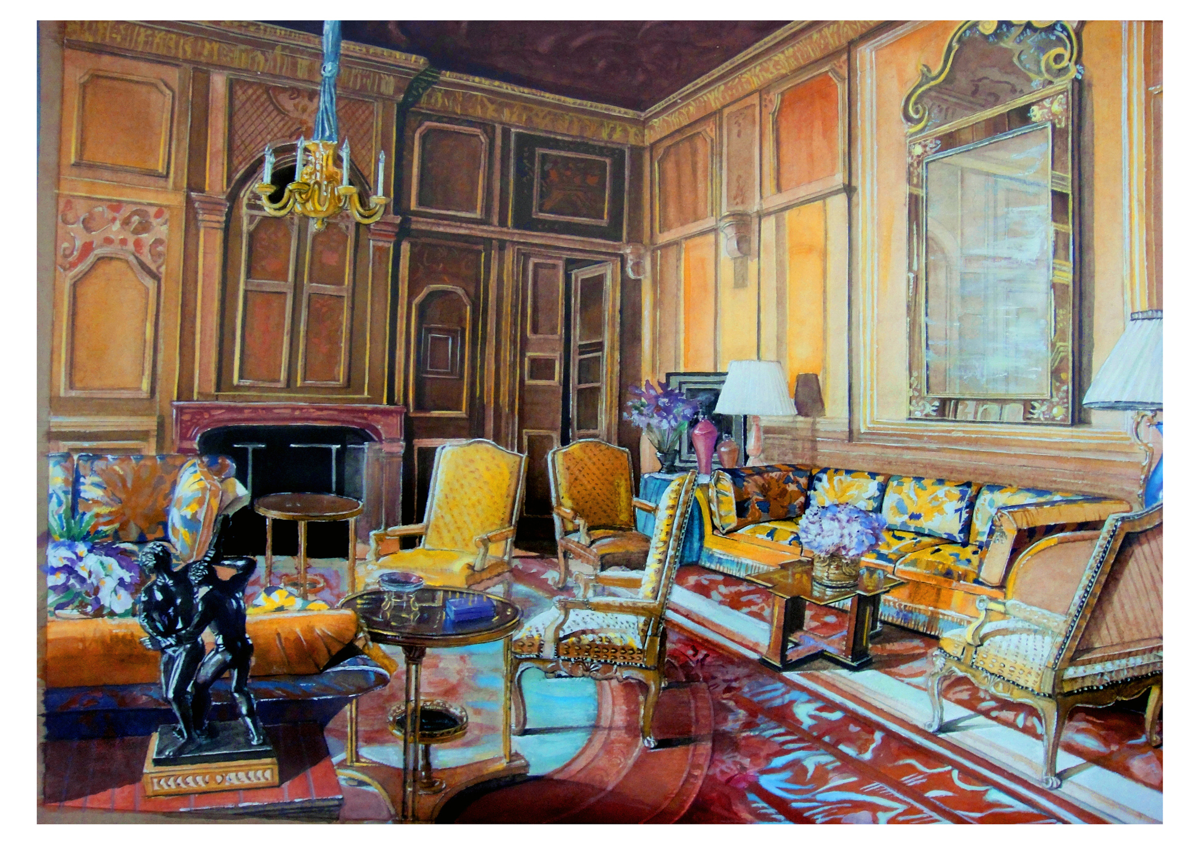 那些水彩与彩铅的记意|空间|室内设计|代光钢 - 原创作品 - 站酷