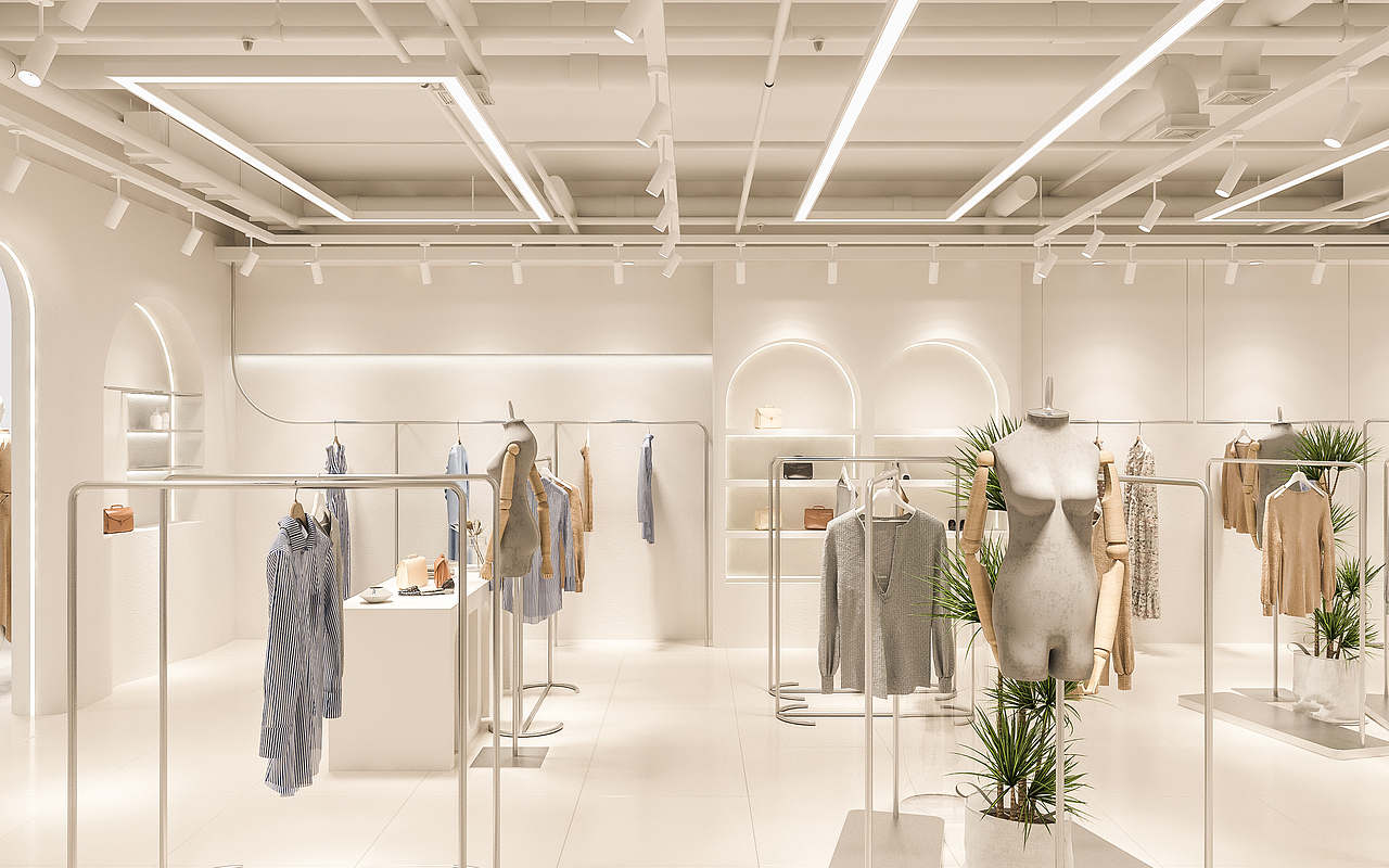 服装店--日常搬砖|空间|家装设计|李明全 - 原创作品 - 站酷 (zcool)