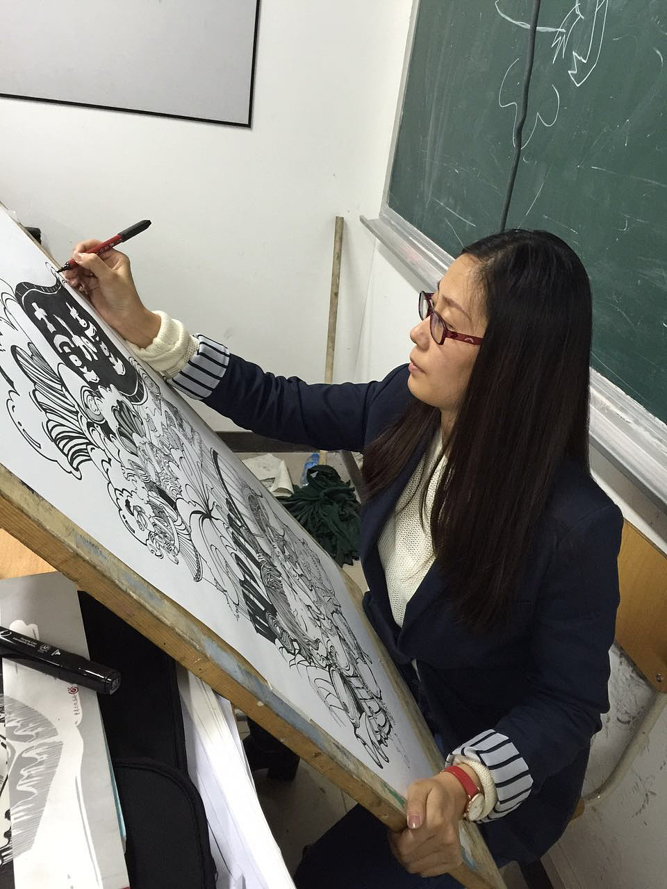 黑白装饰画-范画合辑