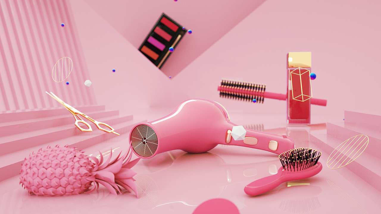 2019天猫金妆奖《金妆直播间》视觉呈现（上）（图ZMTQ5NzQyODY4） - Motion Graphic - 站酷设计师显而艺见原创素材 - 站酷ZCOOL