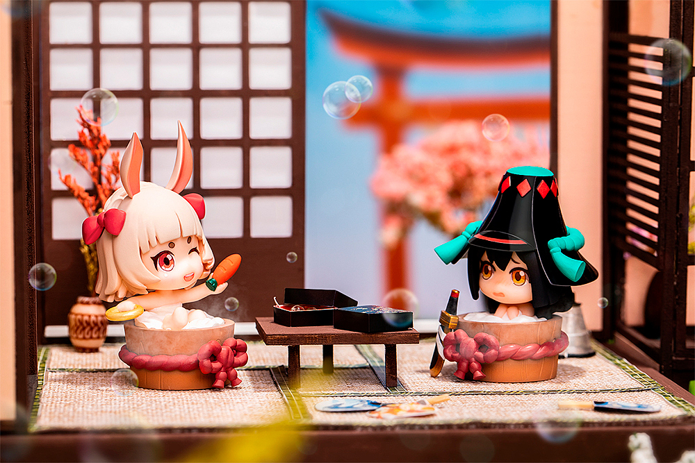 【百鬼幼儿园】温泉系列 q版手办