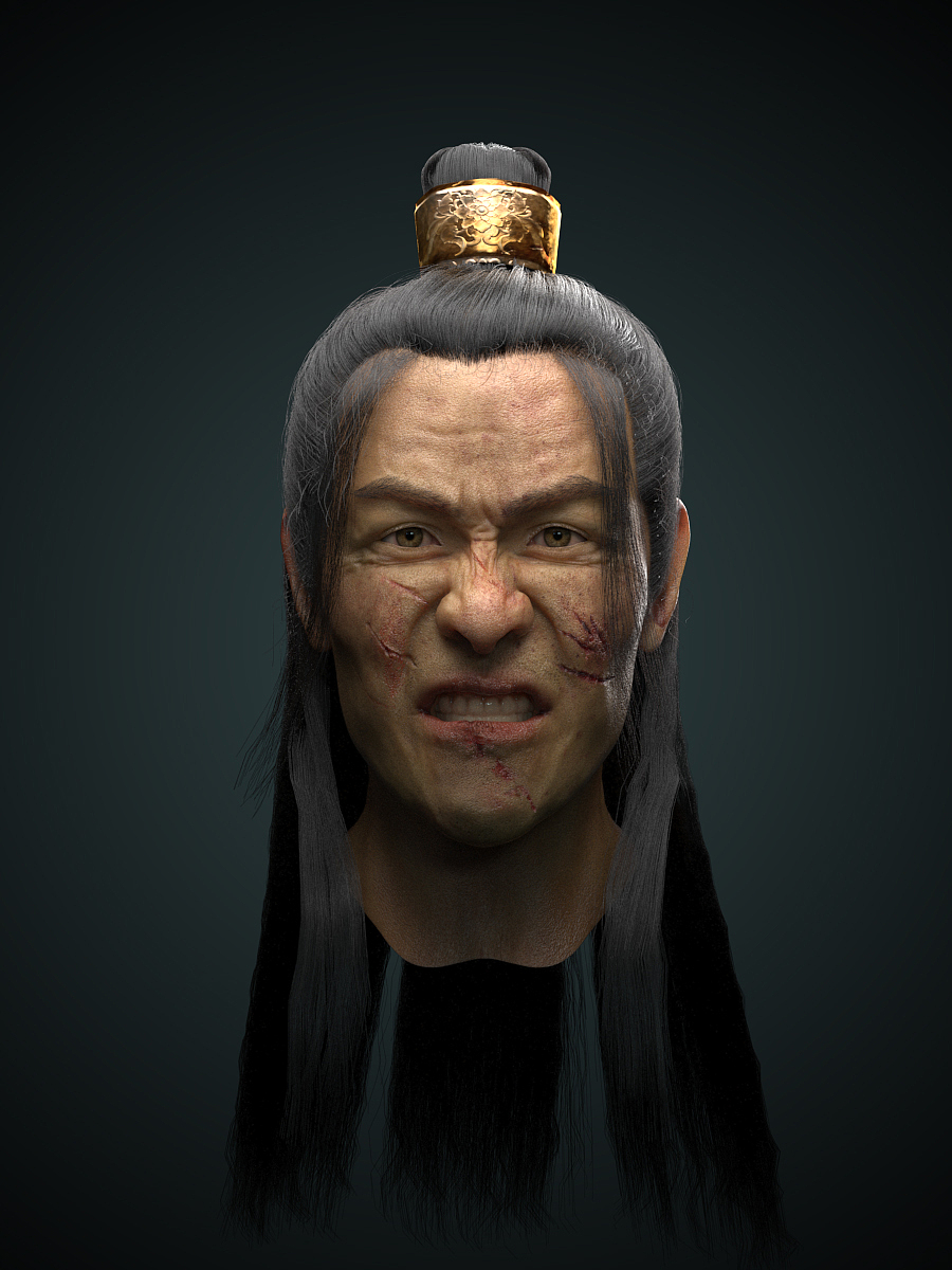 3ds max vray人头制作测试（图ZMjUyMTIyMDQw） - 人物/生物 - 站酷设计师kuaisheng168原创素材 - 站酷ZCOOL