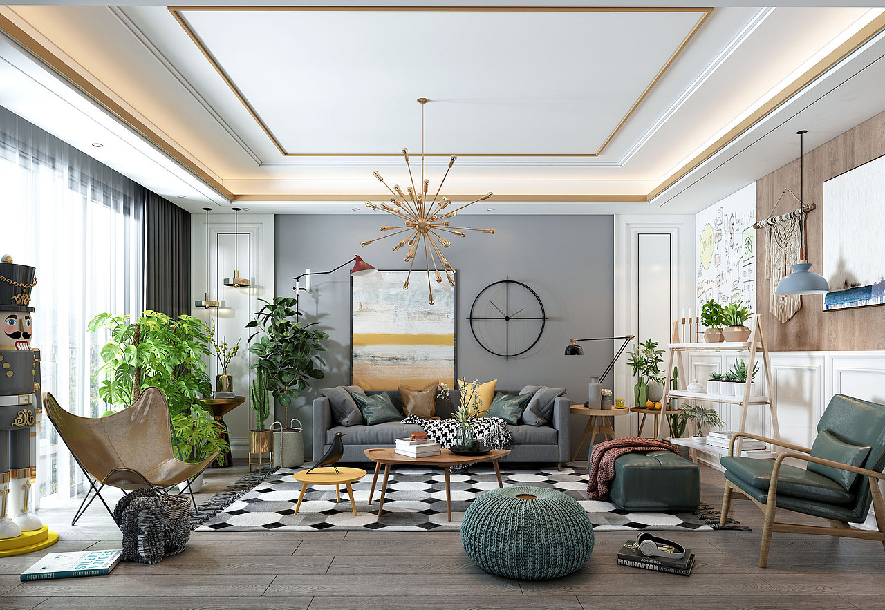 北欧风格客餐厅