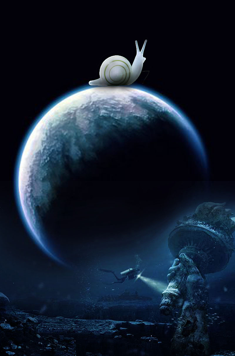 科幻蜗牛与地球