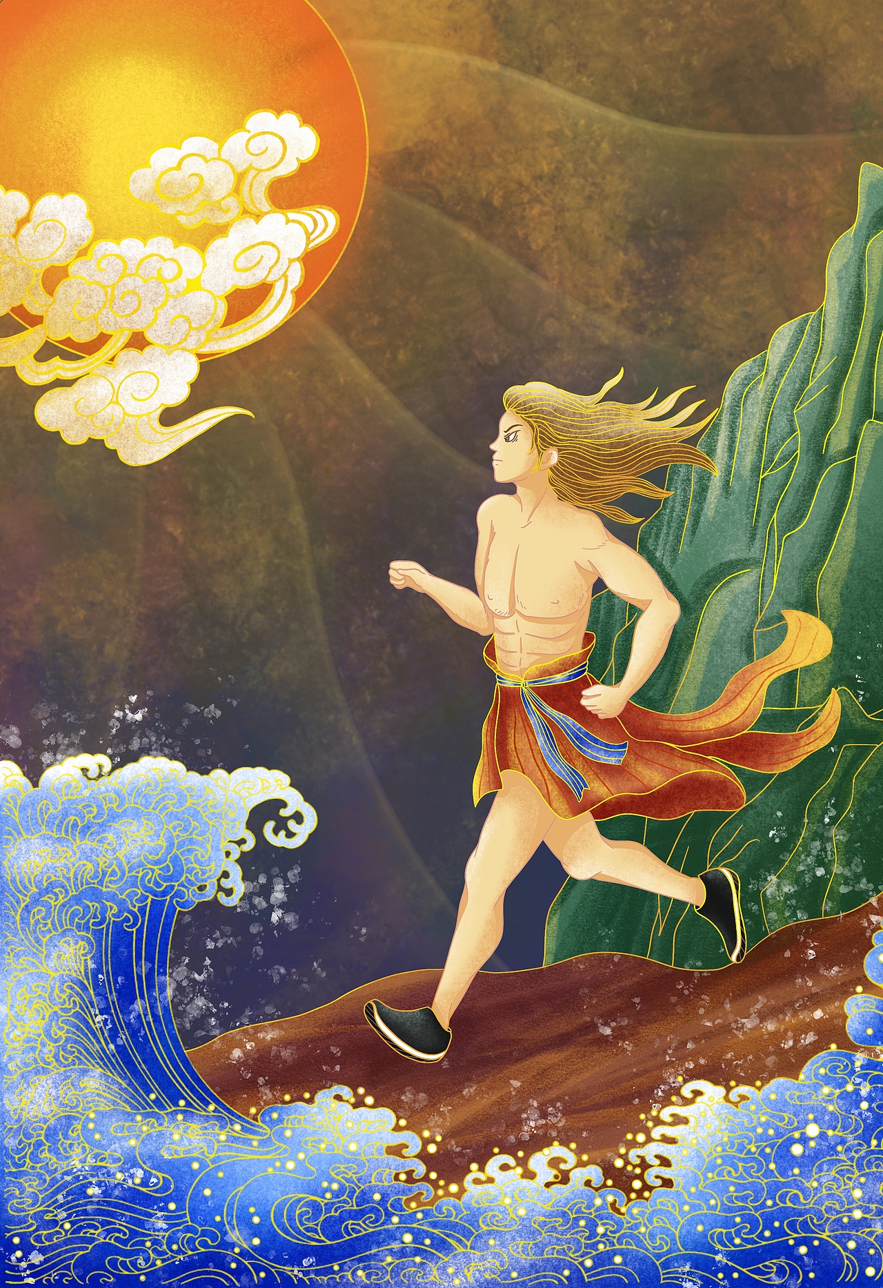 国潮插画—古期神话传说（图ZMjg3ODY5MTgw） - 商业插画 - 站酷设计师庆钰原创素材 - 站酷ZCOOL