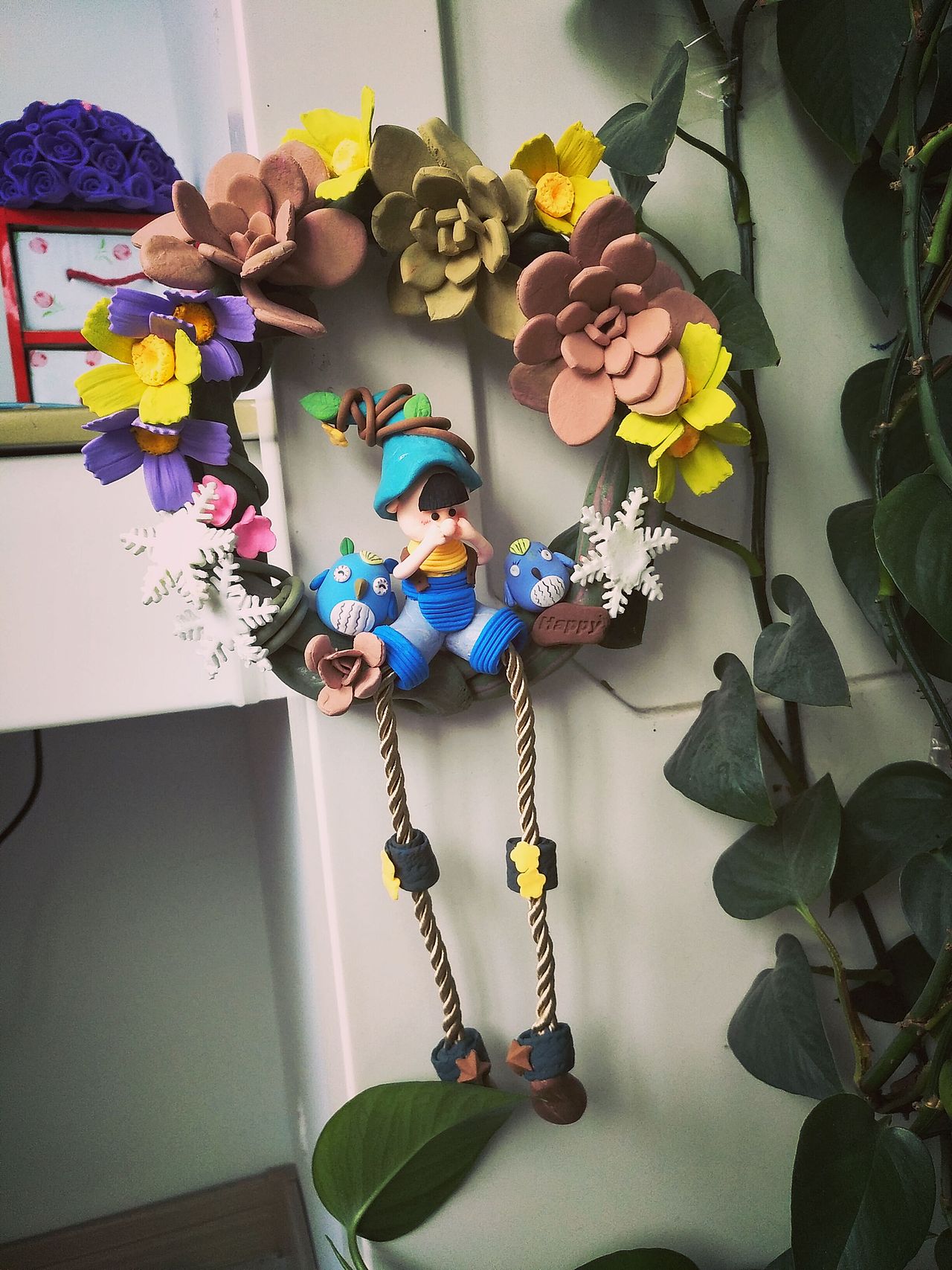 近日小作,粘土萌娃和小鸡