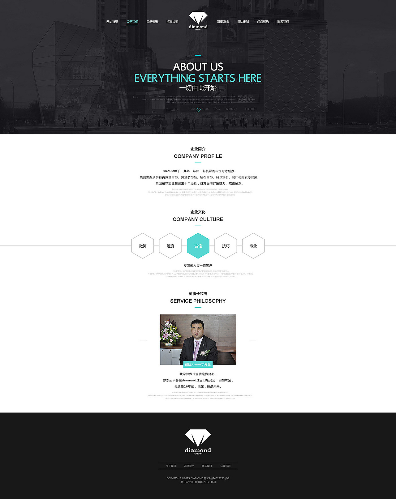 珠宝网页设计（图ZMzM2NzIzMTI=） - 企业官网 - 站酷设计师成都网站建设原创素材 - 站酷ZCOOL