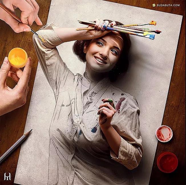 插画|不可思议的超现实主义画作（图ZMTA1MzYzNDYw） - 创作习作 - 站酷设计师格调彩绘原创素材 - 站酷ZCOOL