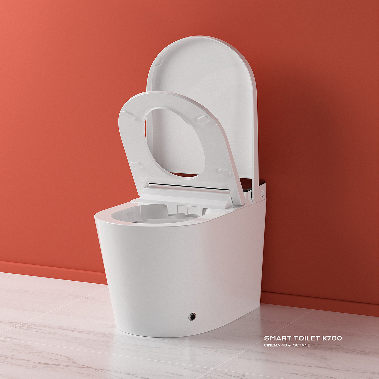 淋浴花洒&马桶产品渲染