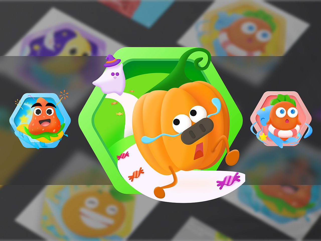 饱饱辅食装饰性图标项目（图ZMjg0ODY2NTQ4） - 图标 - 站酷设计师UI_小左原创素材 - 站酷ZCOOL