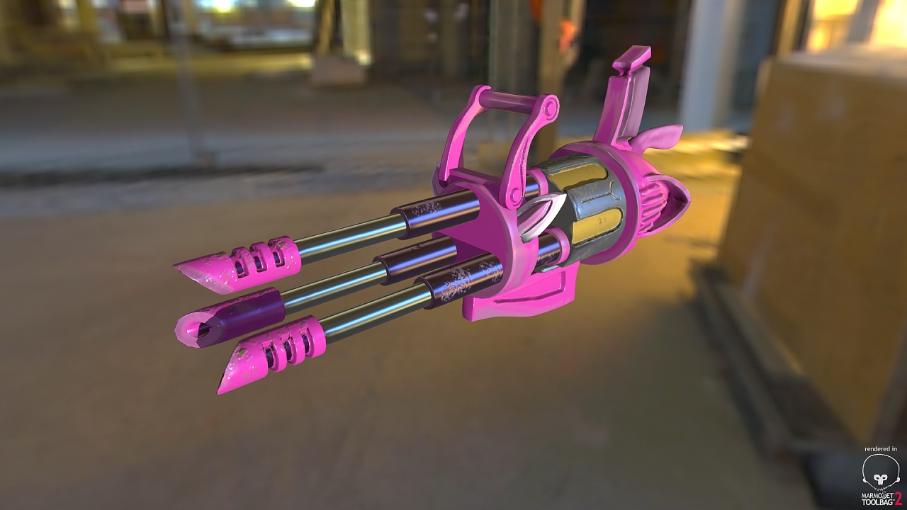 金克丝 做的第一个真正的pbr次世代