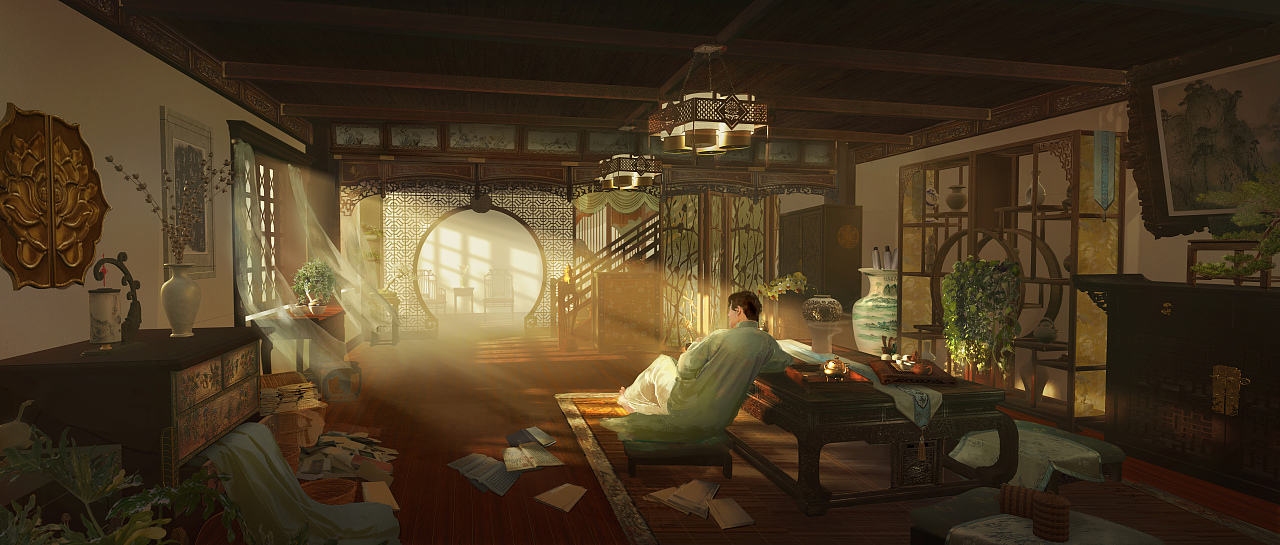 民国室内（图ZMTcwNjE2MjIw） - 概念设定 - 站酷设计师yokirakira原创素材 - 站酷ZCOOL