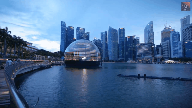 “海湾上的灯笼”—苹果专卖店球形商业空间设计绝了！（图ZMjM2MTQ1MTIw） - 建筑设计 - 站酷设计师天霸设计原创素材 - 站酷ZCOOL