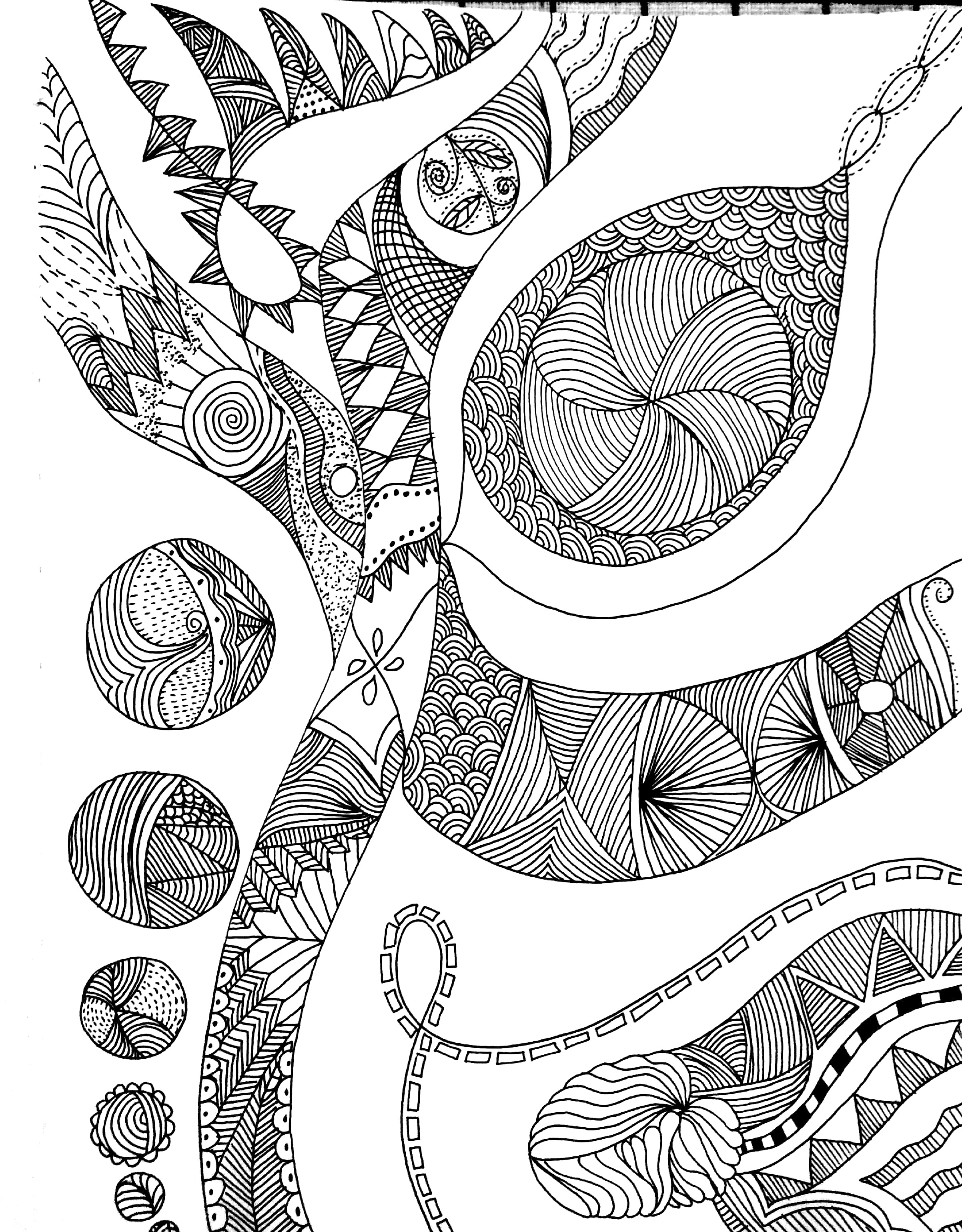 黑白画|纯艺术|绘画|音十为章 - 原创作品 - 站酷 (zcool)