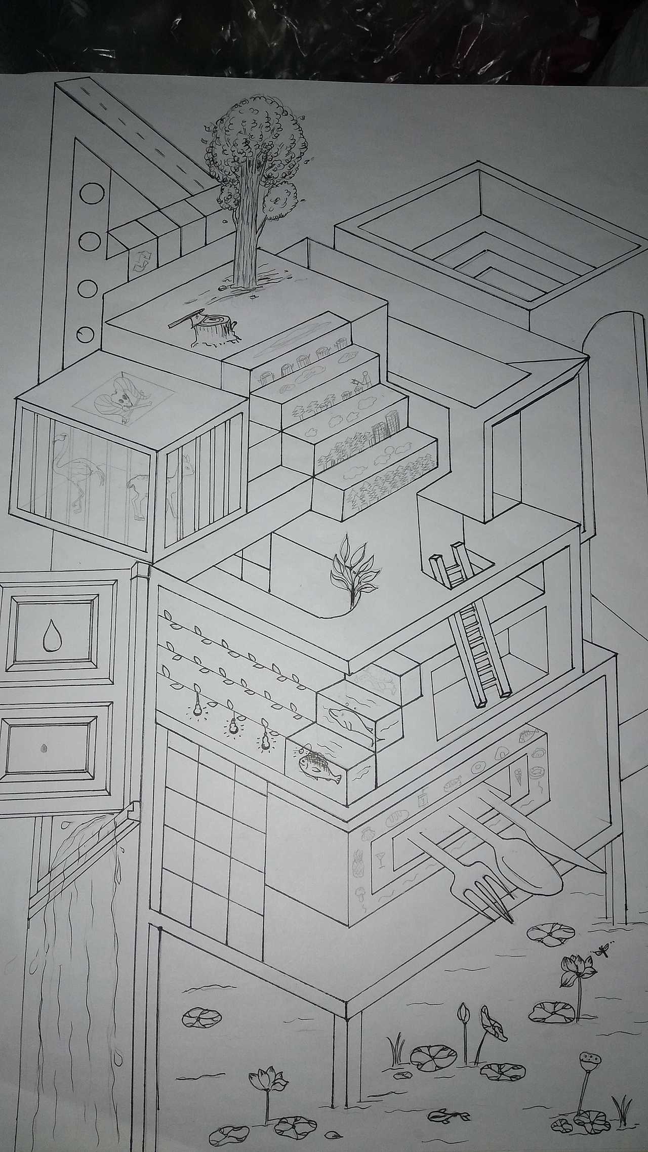 矛盾空间---生态楼