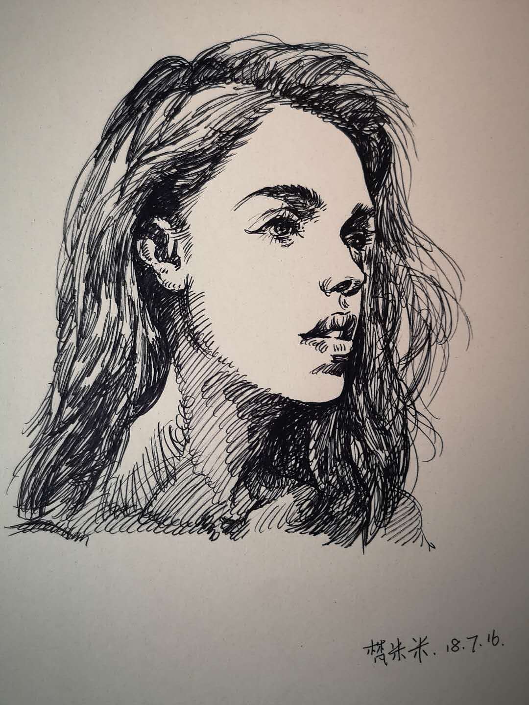 速寫（圖ZMTI4NzM0MjM2） - 繪畫 - 站酷設(shè)計師梵米米原創(chuàng)素材 - 站酷ZCOOL