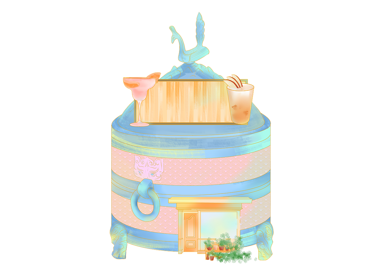 博物馆文创设计—小酌（图ZMzI2NDA5Mzky） - 商业插画 - 站酷设计师恐高的奶芙原创素材 - 站酷ZCOOL