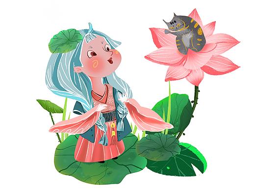 可爱的小女孩（个人主页-ZNDE3ODc0ODA=） - 创作习作 - 站酷设计师双野原创素材 - 站酷ZCOOL