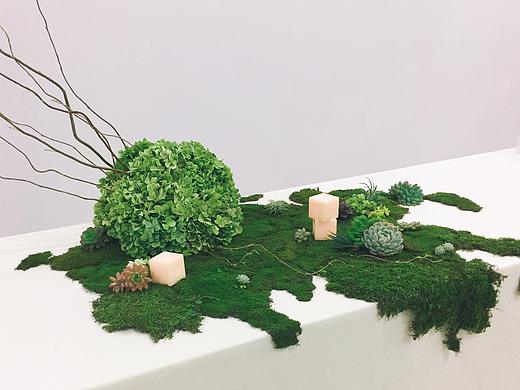 展会桌花设计
