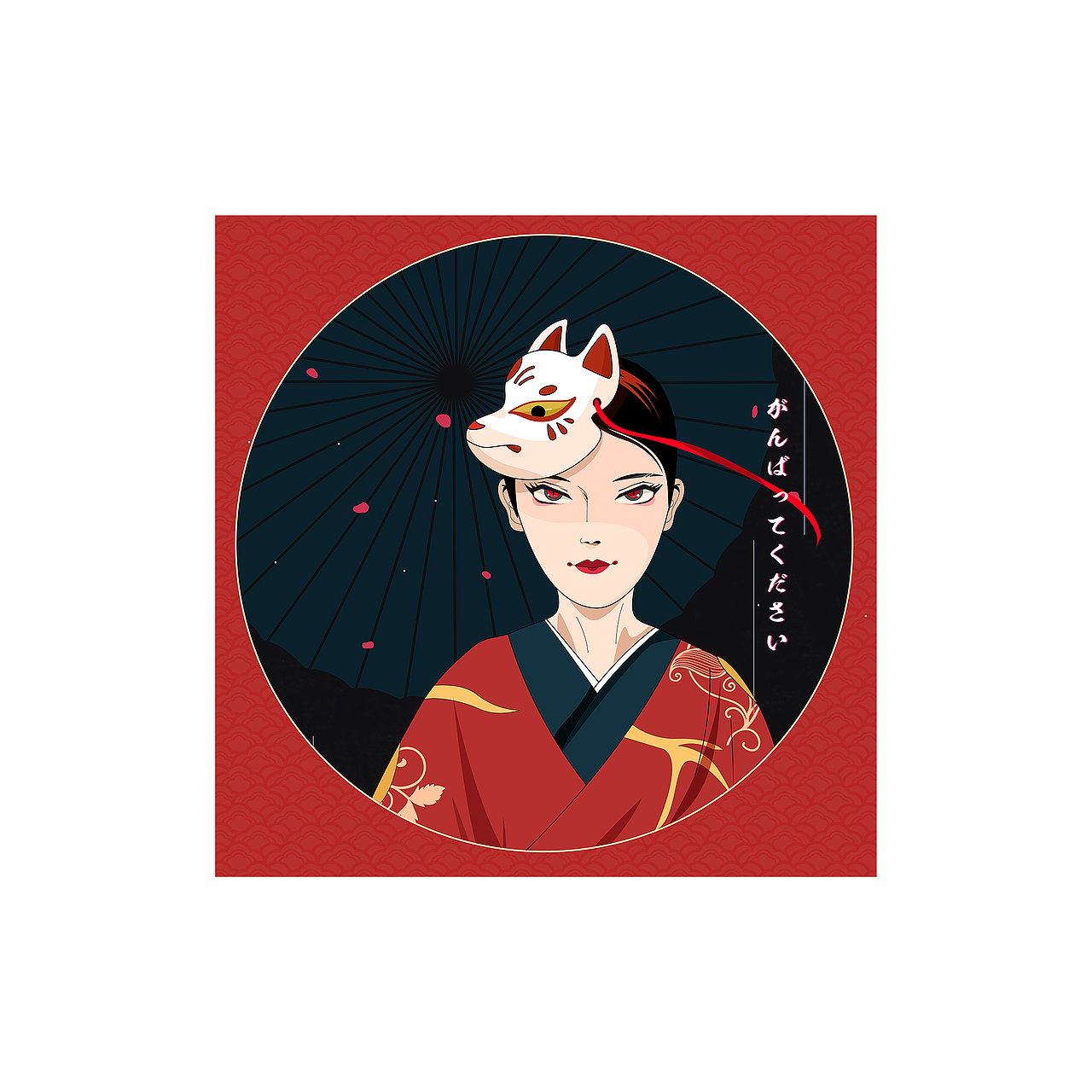 日式插画（图ZMTQxODU1MTg4） - 商业插画 - 站酷设计师猫眼儿原创素材 - 站酷ZCOOL