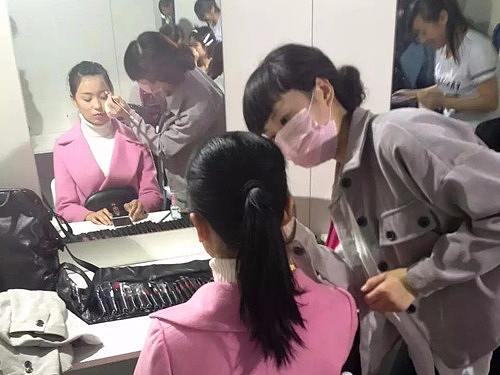潍坊尚优国际化妆学校（金宝国际车展化妆活动）
