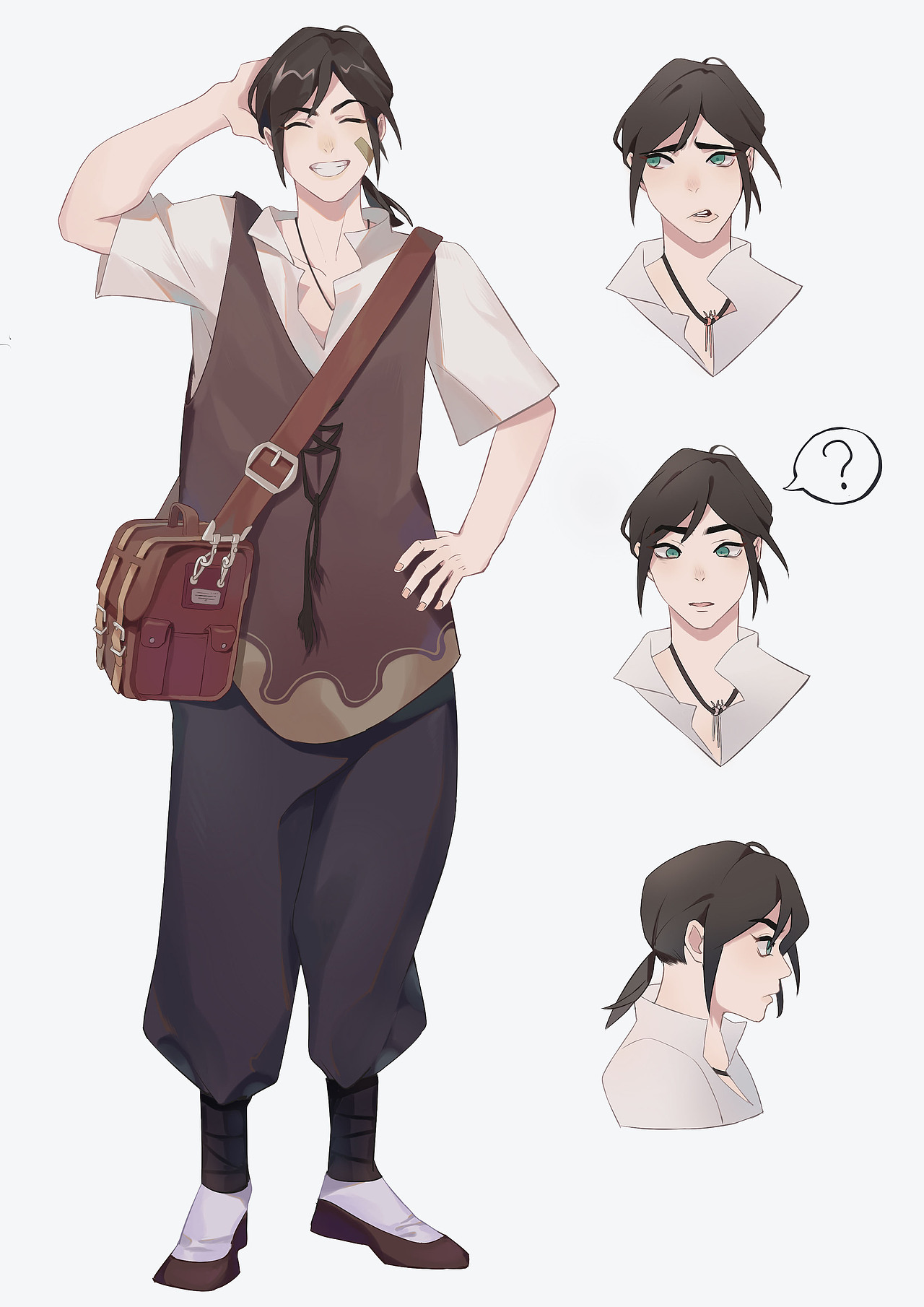 人物设计（图ZMTgyOTg4NzM2） - 艺术插画 - 站酷设计师嵬大伯原创素材 - 站酷ZCOOL