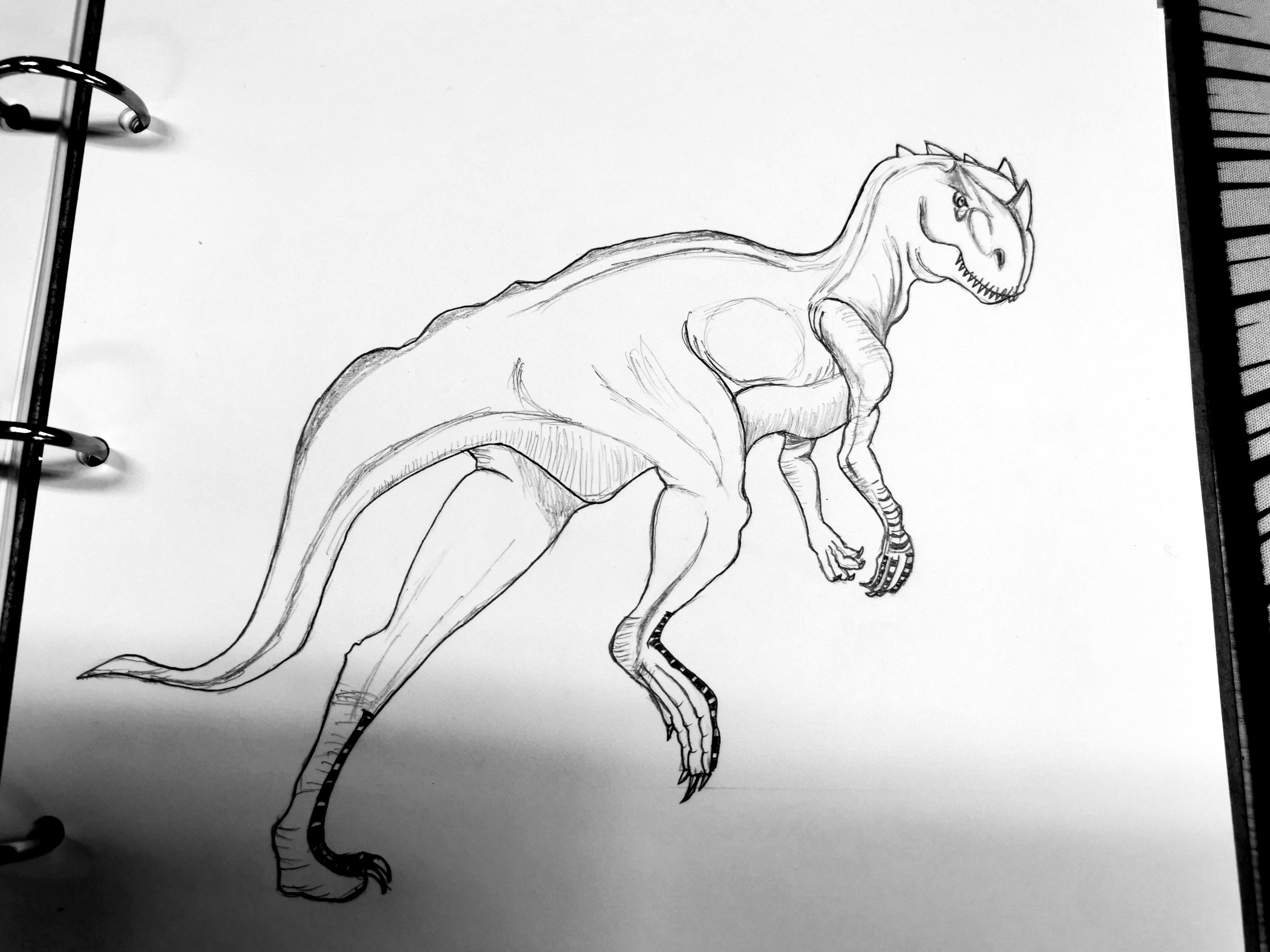 恐龙的脚怎么画霸气图片