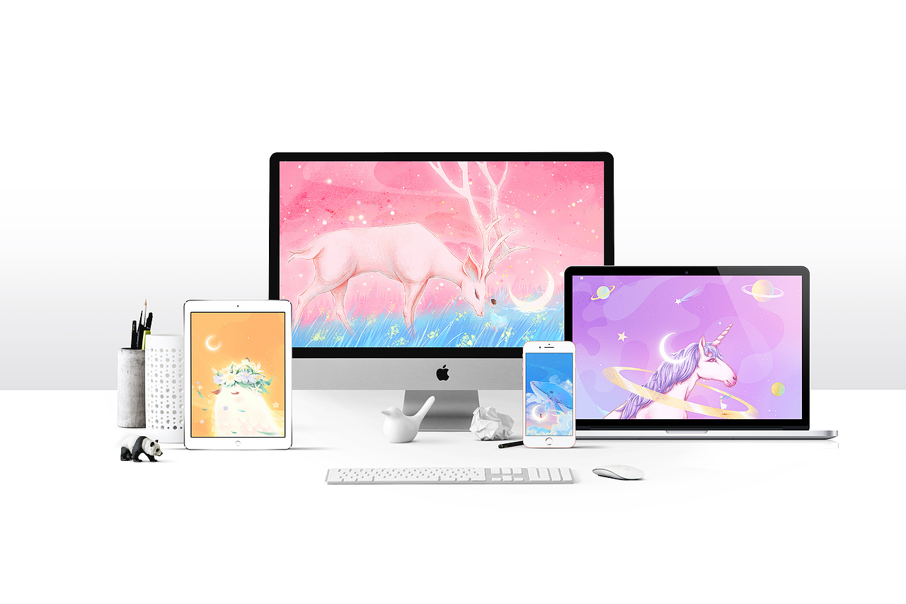 星月乌托邦——系列插画【言究室】