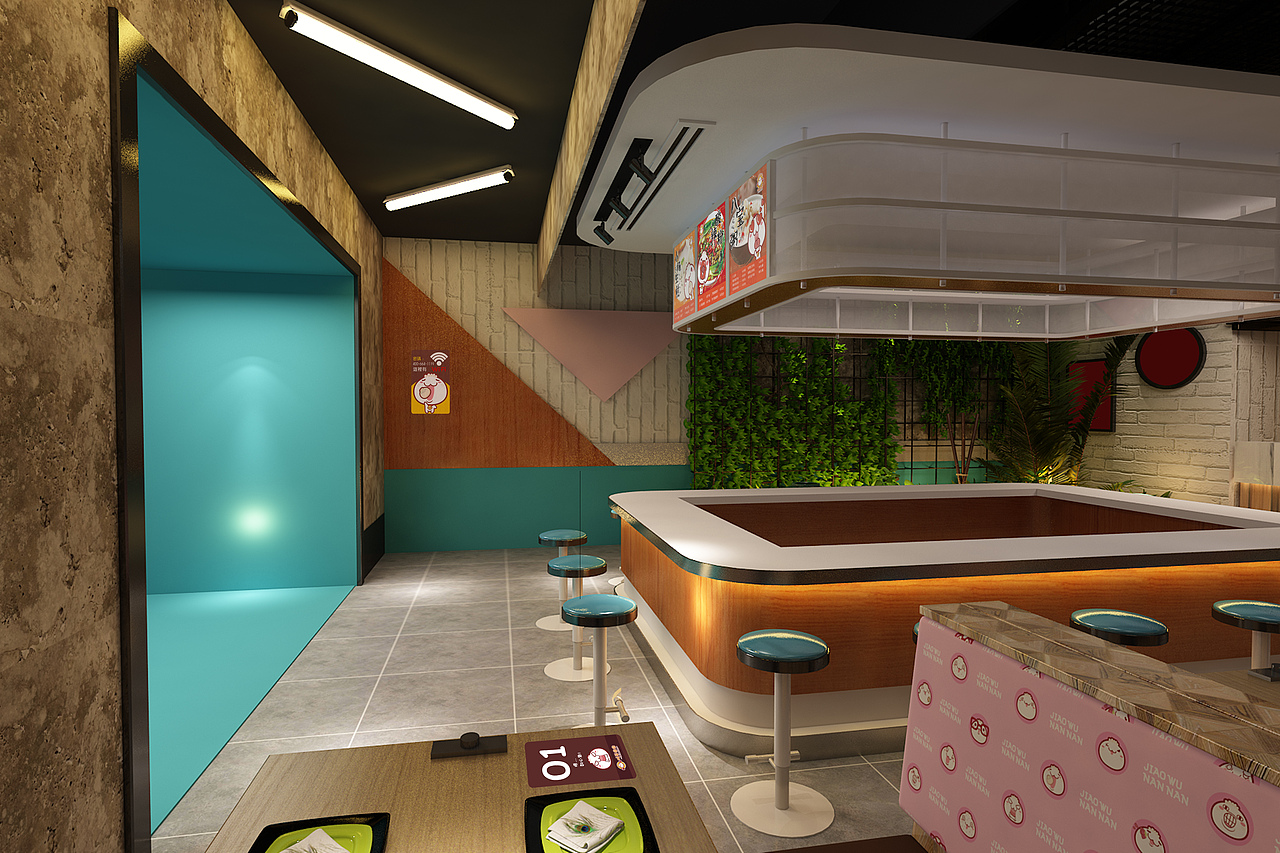 生煎包项目餐饮店包装设计