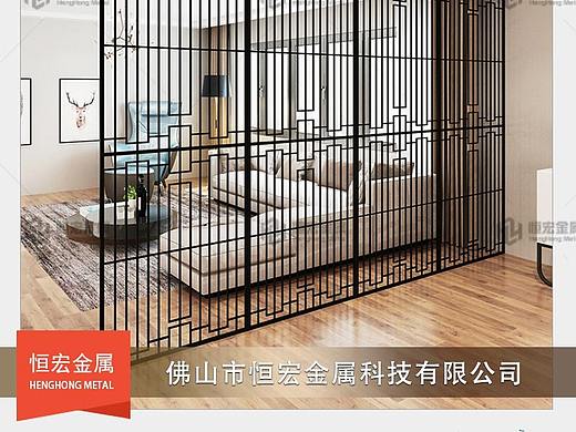 304不锈钢镂空不锈钢玫瑰金镂空屏风