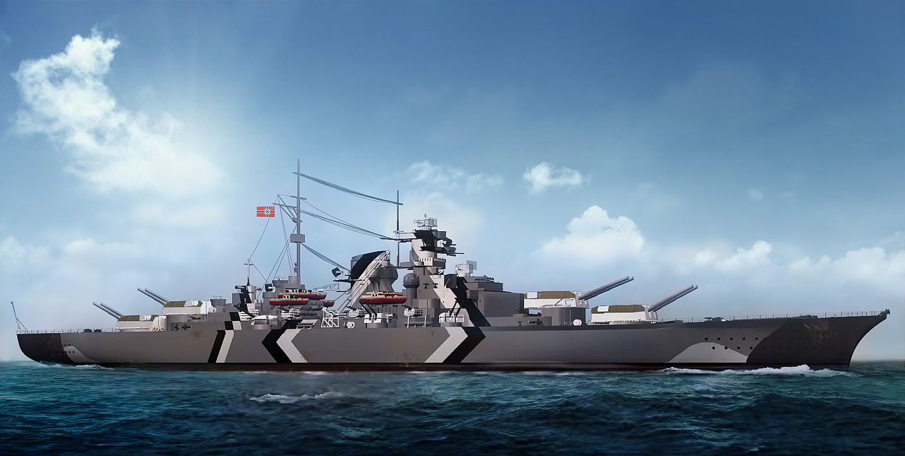 大西洋上的双剑橡叶骑士——俾斯麦级战列舰