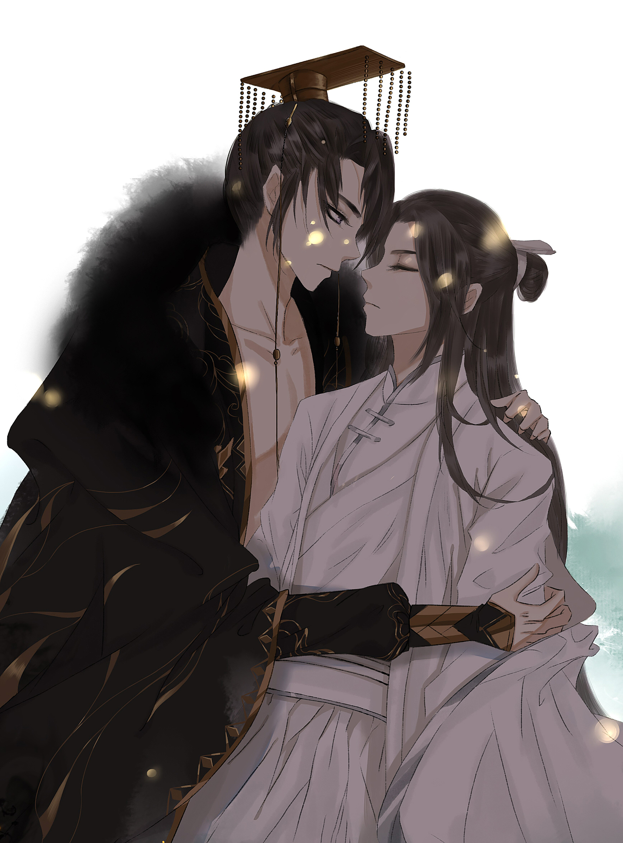 二哈和他的白猫师尊同人图