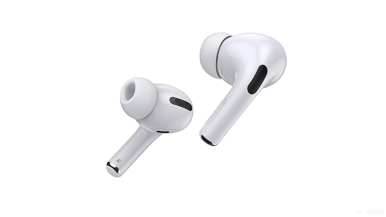 AirPods pro 苹果耳机高质量3D模型