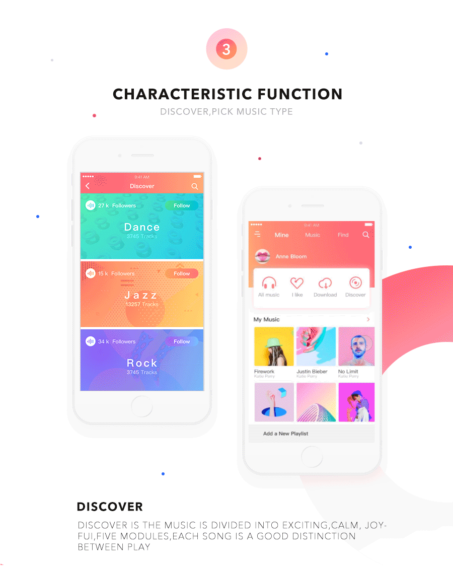 【原创作品】Pocket music音乐App 2.0 ，内附交互动效（图ZMTAyODkxNTc2） - 主题/皮肤 - 站酷设计师神奇的奇子原创素材 - 站酷ZCOOL
