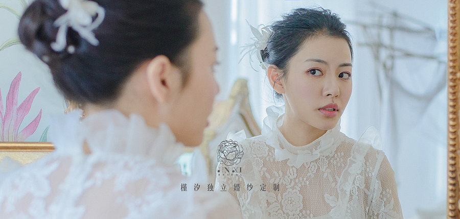 槿夕独立婚纱JINNCY设计单品:翚飞