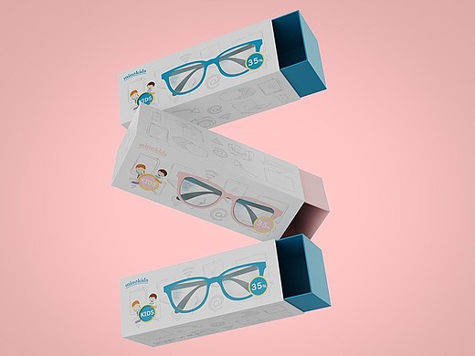 日本包装设计-儿童防蓝光眼镜设计