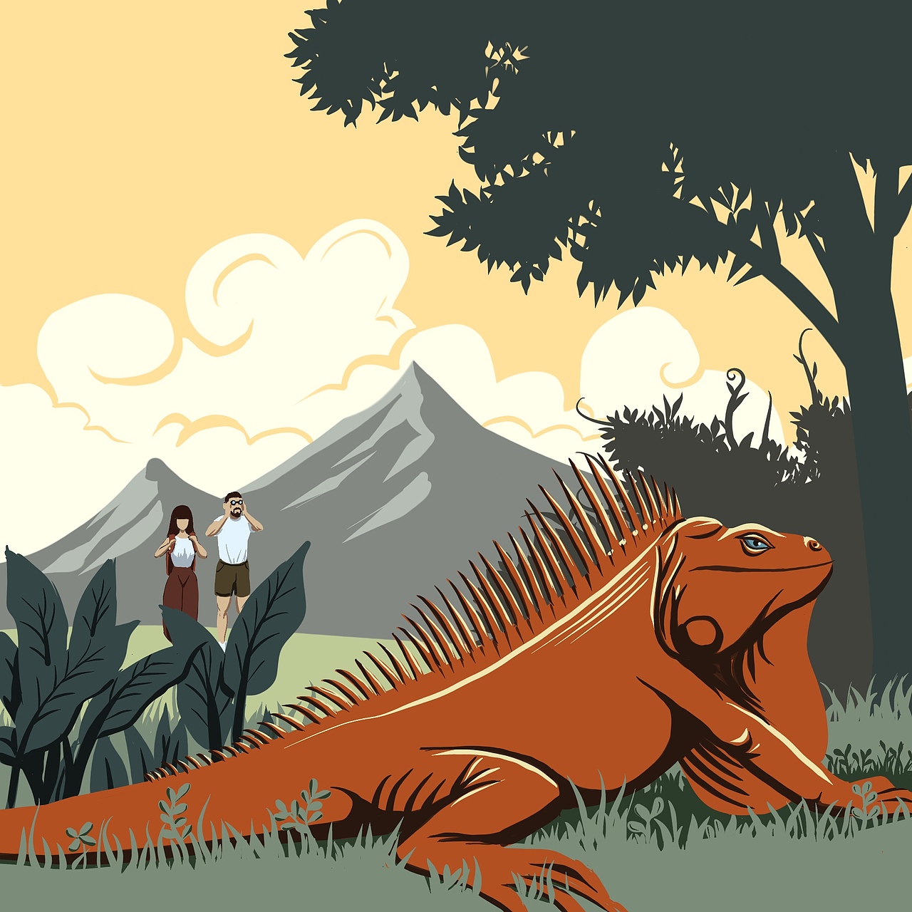 原创习作《作客》