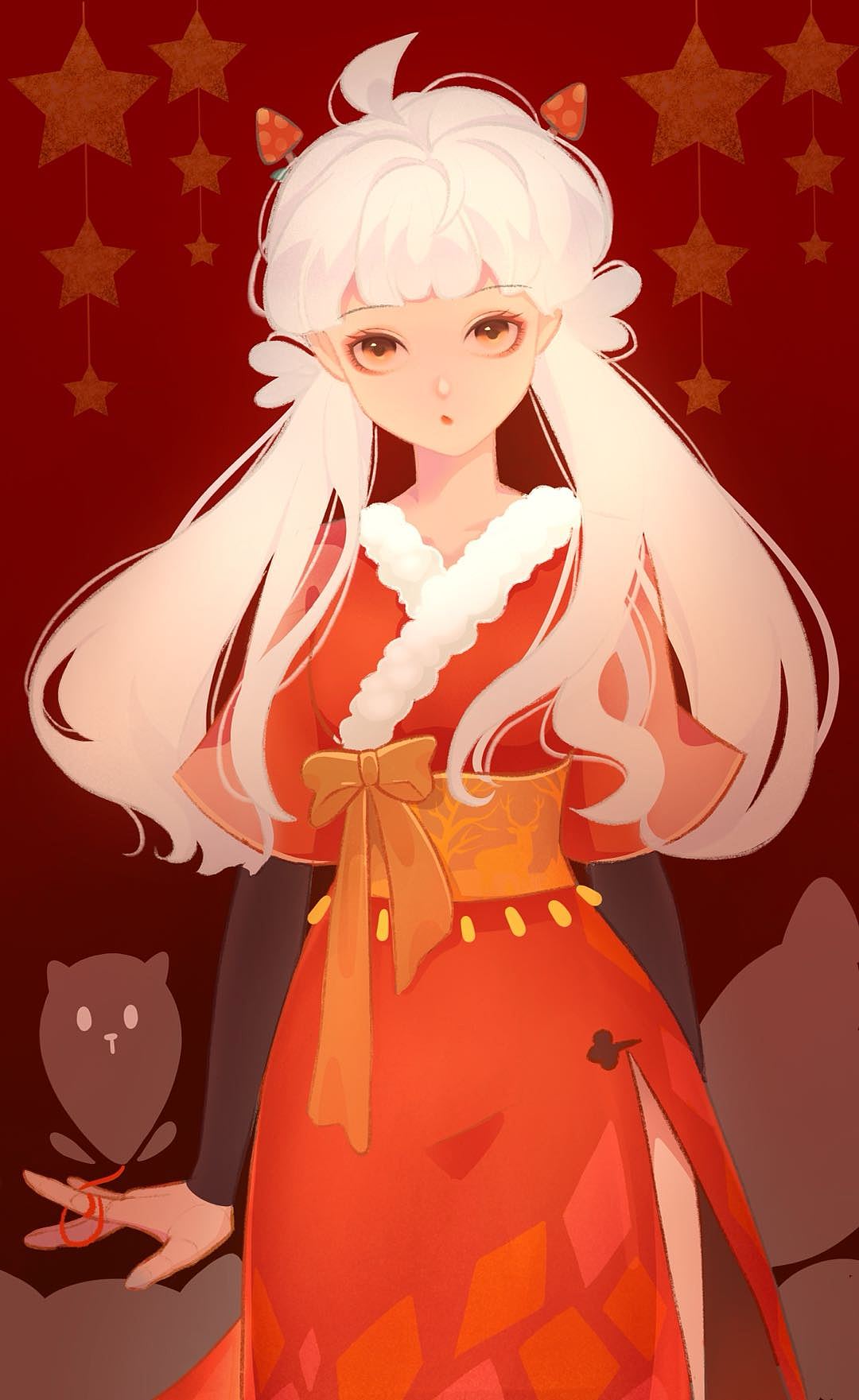 狼与圣诞（图ZMjg2NjY2NTMy） - 创作习作 - 站酷设计师shenyuli啊原创素材 - 站酷ZCOOL