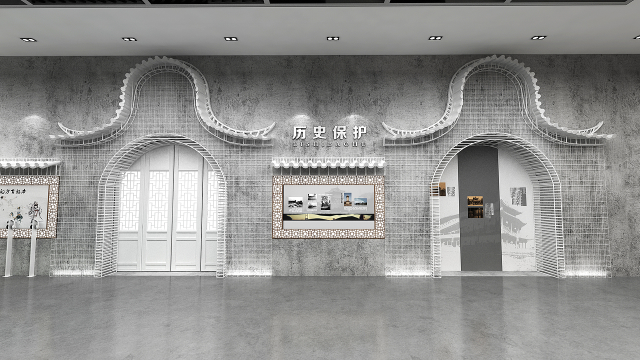 展馆设计（图ZMTQ5MDA5NTI0） - 家装设计 - 站酷设计师遐想盒子原创素材 - 站酷ZCOOL