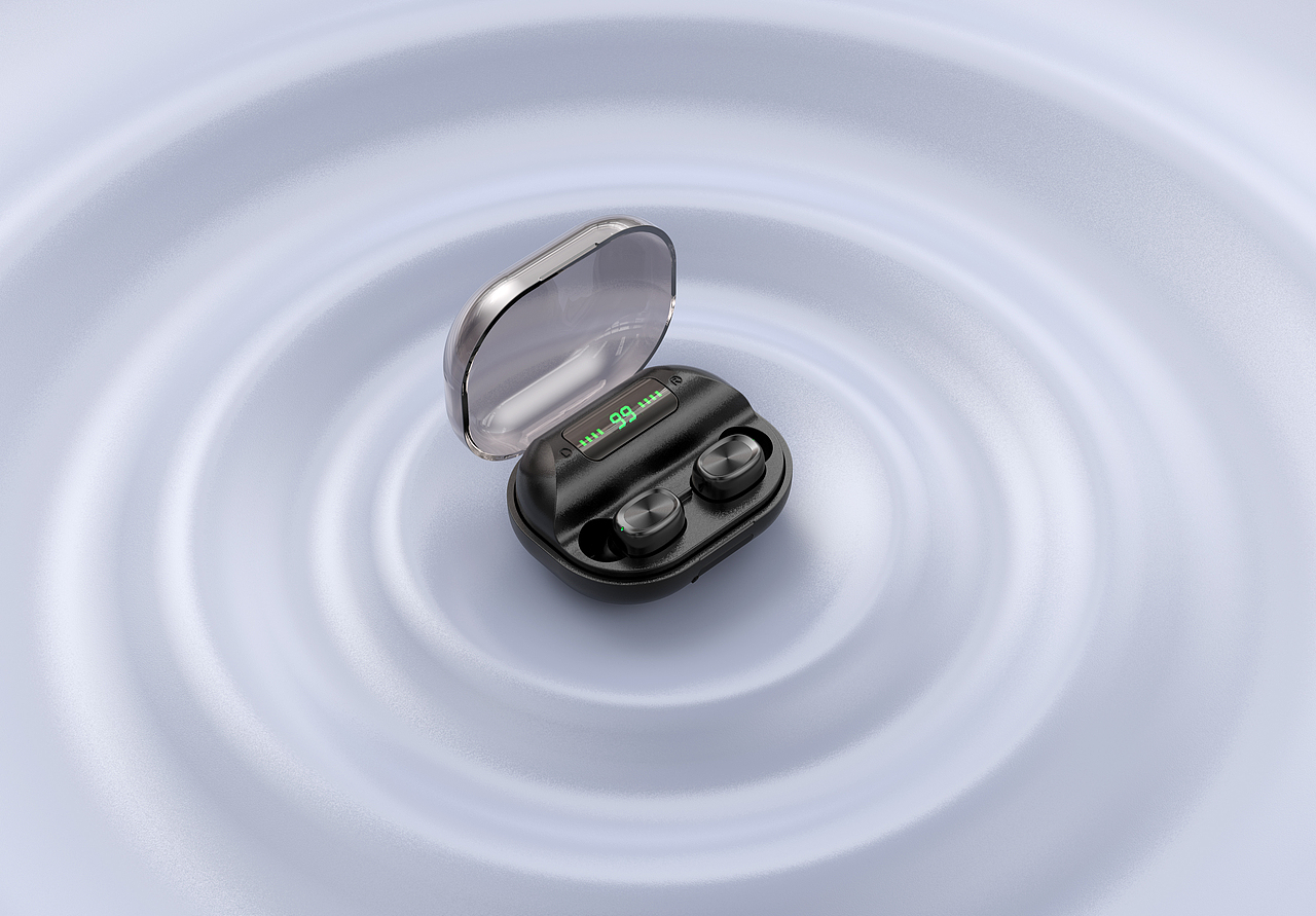 蓝牙耳机建模渲染（图ZMTk4Mzg1ODky） - 其他三维 - 站酷设计师素岑原创素材 - 站酷ZCOOL