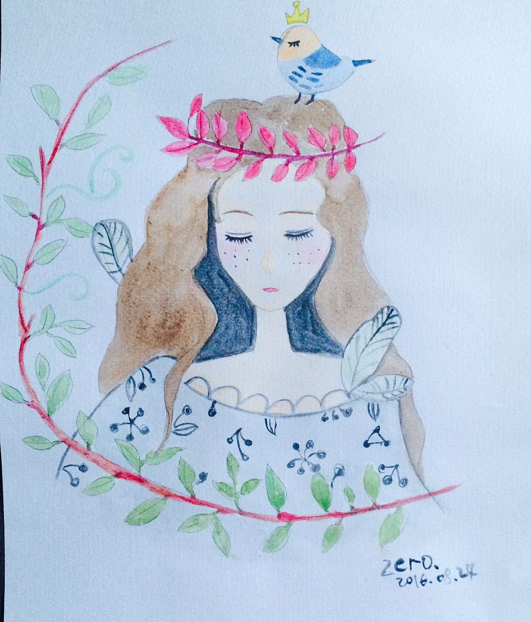 水粉和水彩之插画练习