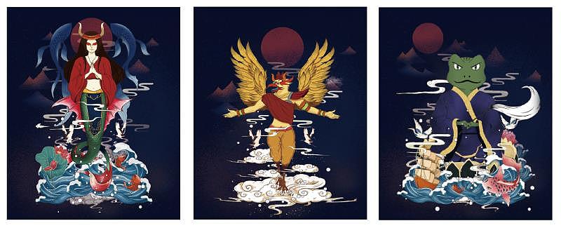 原创插画设计，西浔记走走一波（图ZMTg4NTk5MTAw） - 商业插画 - 站酷设计师無言譕訁原创素材 - 站酷ZCOOL