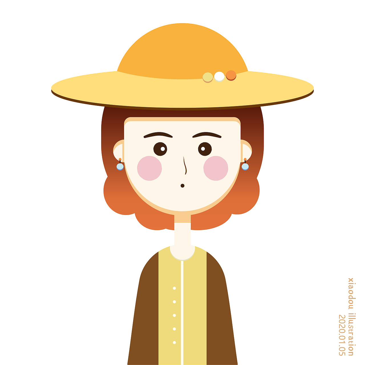 扁平风人物小头像（图ZMTkyMjc1OTk2） - 创作习作 - 站酷设计师嫚子xdd原创素材 - 站酷ZCOOL