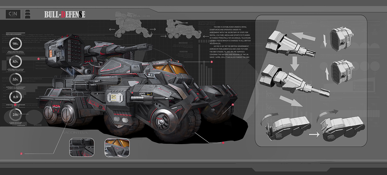 科幻与战车|插画|游戏原画|cg帆船 - 原创作品 - 站酷 (zcool)