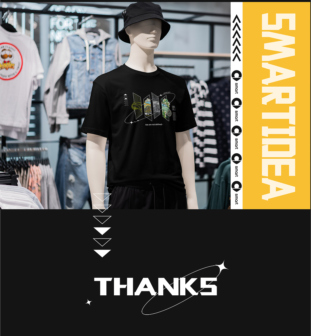 《穿越次元》潮流T恤插画（图ZMjU5NDI2ODky） - 图案 - 站酷设计师三三口原创素材 - 站酷ZCOOL