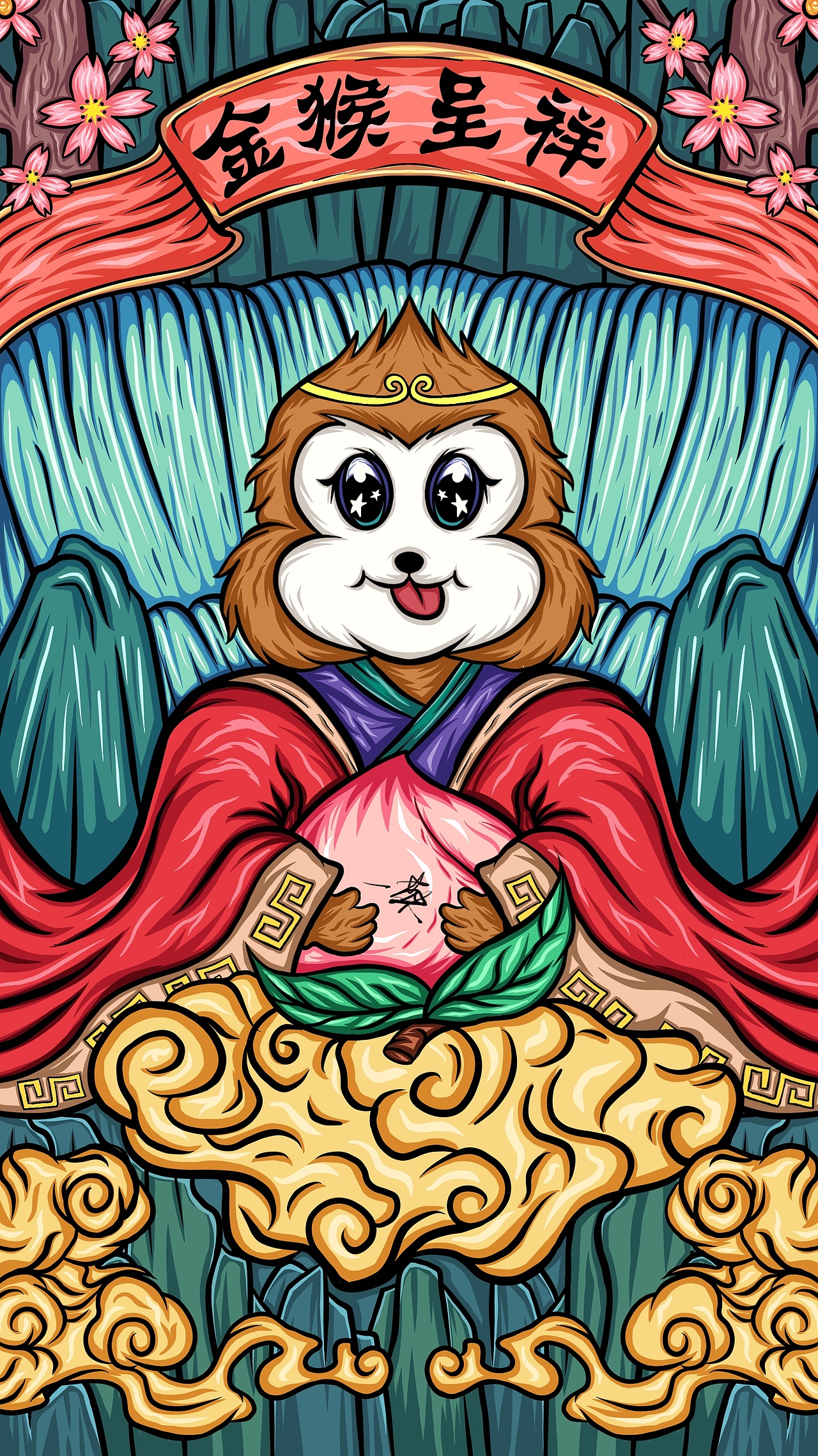 原创国潮十二生肖（图ZMjg1ODE2ODU2） - 新锐潮流插画 - 站酷设计师Z05179359原创素材 - 站酷ZCOOL